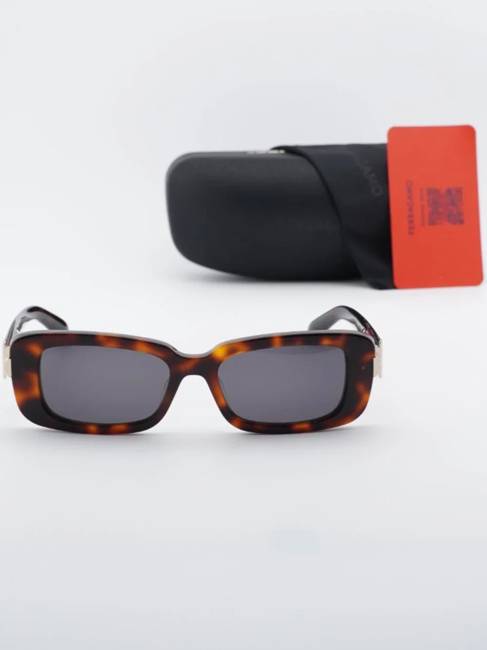 Salvatore Ferragamo SF1105S 240 Square Sunglasses - Havana / Smoke